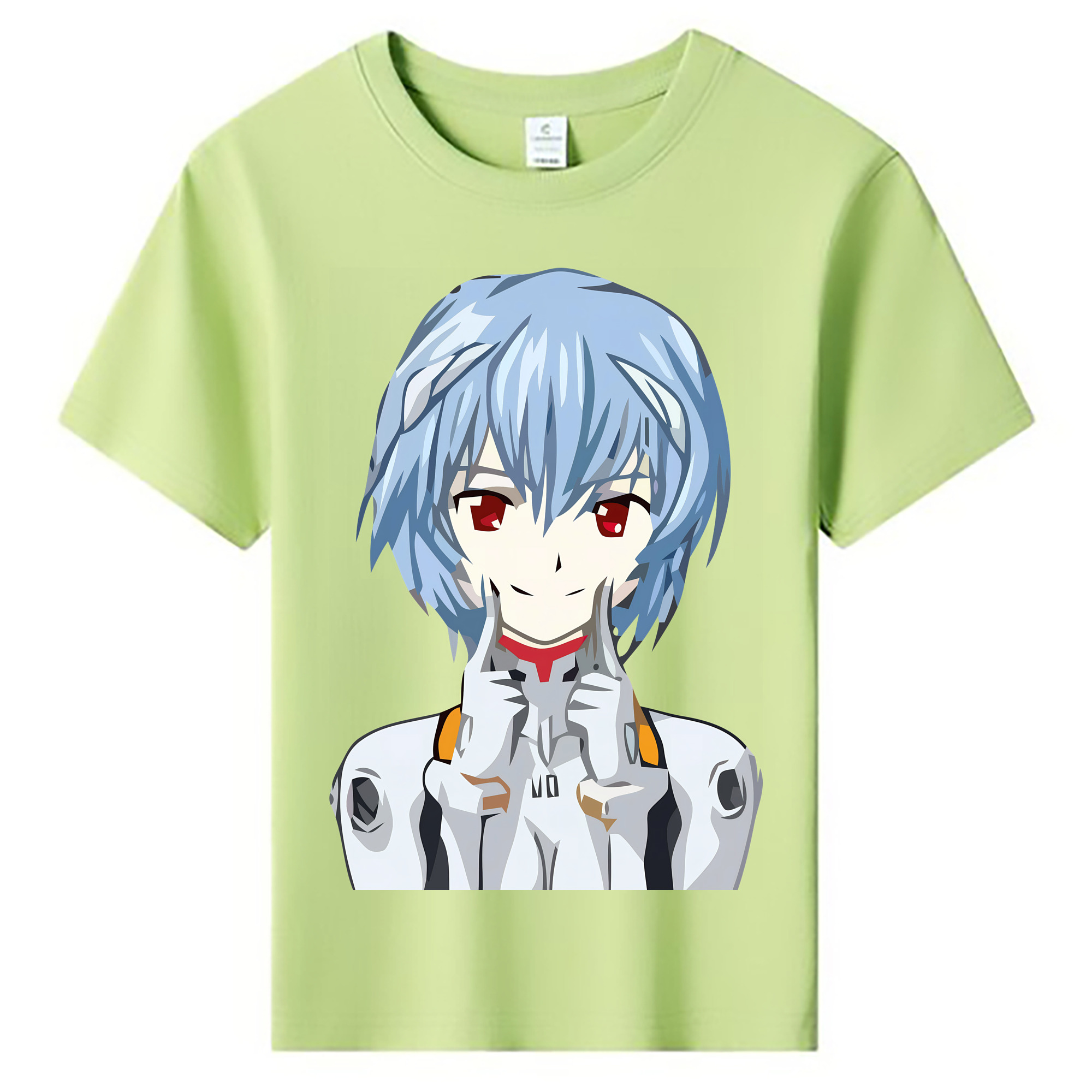 （画像用） EVA 新世紀エヴァンゲリオン 綿100％キッズTシャツ（フロントプリント）